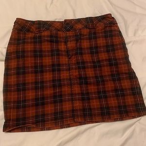 Dickies Plaid Skirt